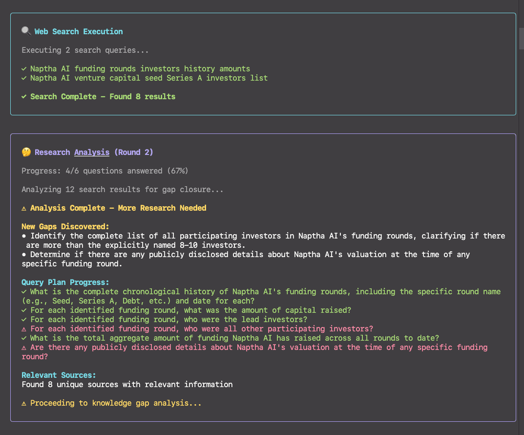OpenSearch: TUI-Based Deep Research Agent